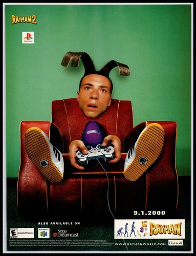 Pubblicità 2000 rayman - 2000,