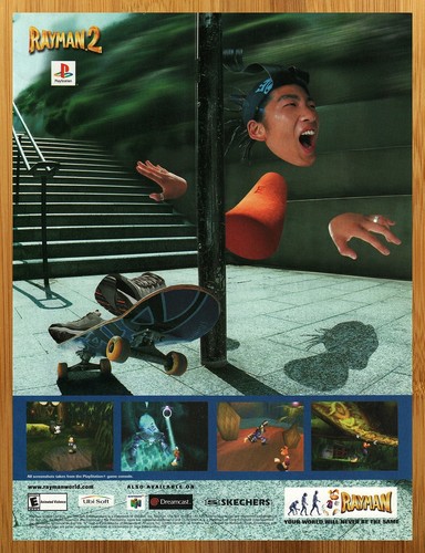 2000 rayman ps1 n64 - rayman, 2