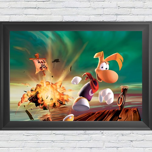 Poster artistico rayman - poster,