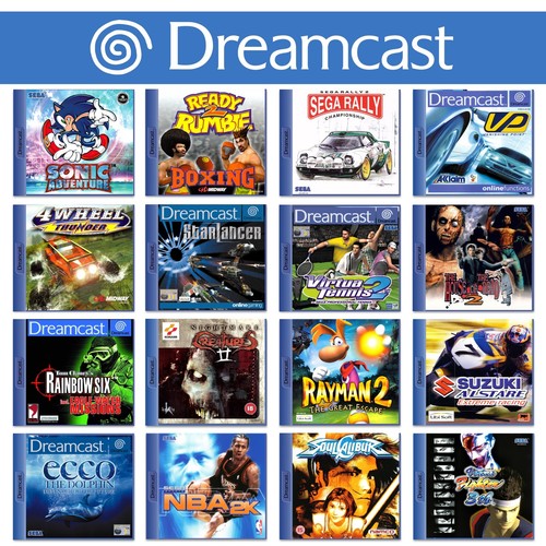 Sega dreamcast giochi scelta - a,