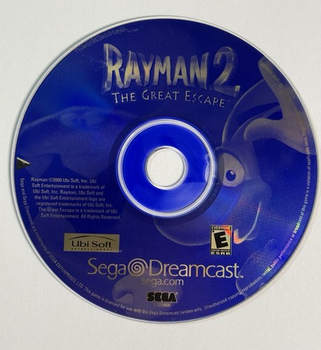 Rayman the great escape sega - the,
